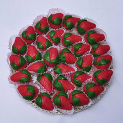 "Cashew Strawberry - 1kg (Swagruha Sweets) - Click here to View more details about this Product